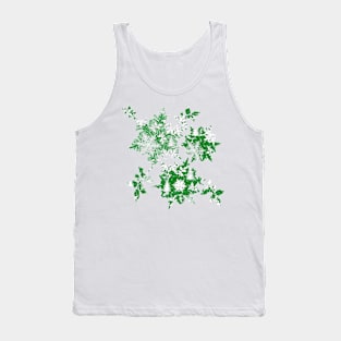 Snowflakes christmas trees and holly Tank Top